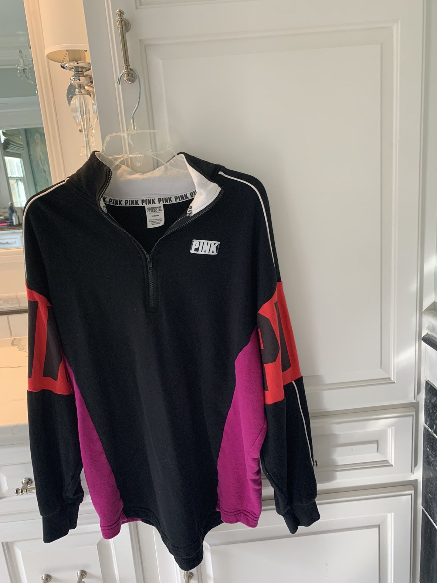 Ladies M Pink Brand Sweatshirt