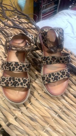 Leopard Wedges