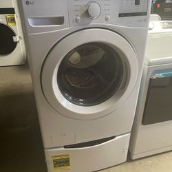 Washer Front Load LG 4.5 And Pedestal Washer 1.0 Cu Ft 