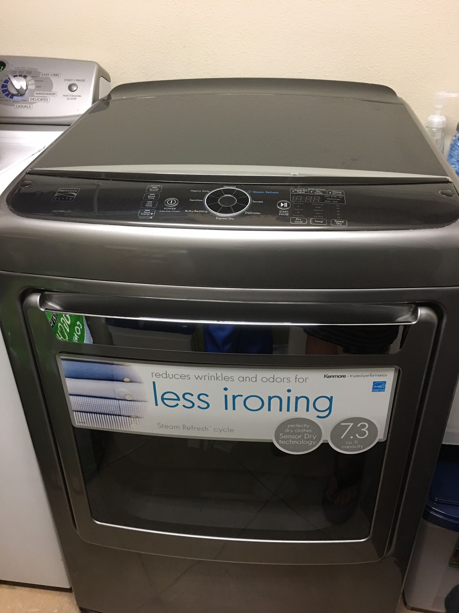 Kenmore Elite Electric Dryer w/Steam (7.3 cu. ft.)