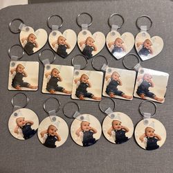 Birthday Keychain Favors 