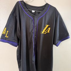 Lakers City Edition Button Up Jersey 