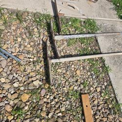 Concrete tools and stamp