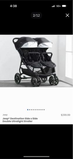 Stroller/ Jeep Destination side by side double stroller/ Jeep/ twins/ Kids/ travel/ New