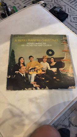 A Merry Mancini Christmas Vinyl Record