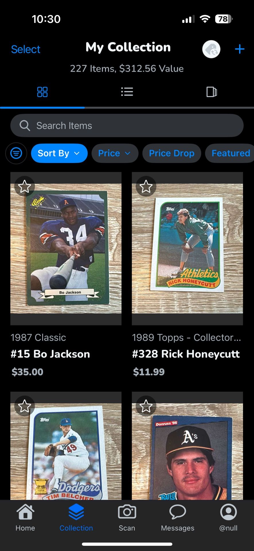 Baseball Card Collection