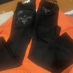 Rock Revival Negro Obscuro Men Size 31/32 32/32 $150 Firm ,low Ballers Pls Stay Away 