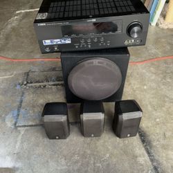Receiver, Subwoofer, speakers