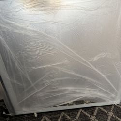 Apmir 32 in. W x 32 in. H Square Space Aluminum Framed Dual Lights Anti-Fog Wall Bathroom Vanity Mirror in Tempered Glass