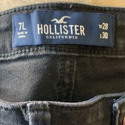 Hollister Black Jeans/ High Rise Legging/W28 L30. Excellent Shape. $20.