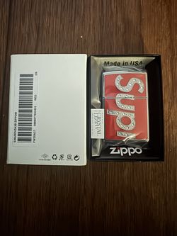 Supreme Swarovski Zippo