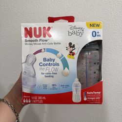 NUK Baby Bottles Smooth Flow (Disney Baby, Mickey Mouse)