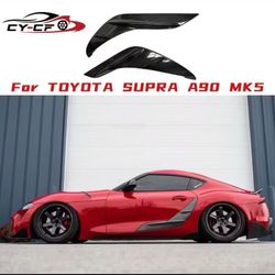 Carbon Fiber Trd Style Side Fender Door Garnish Fit For Supra GR A90 MKV 2019+