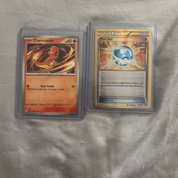 Charmander and Dive Ball Pokemon Cards