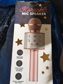 Bluetooth Wireless Karaoke Mic Speaker
