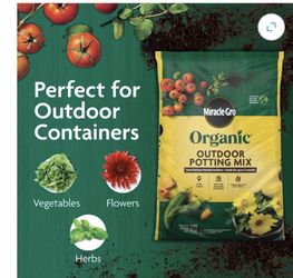 Miracle grow organic outdoor potting mix