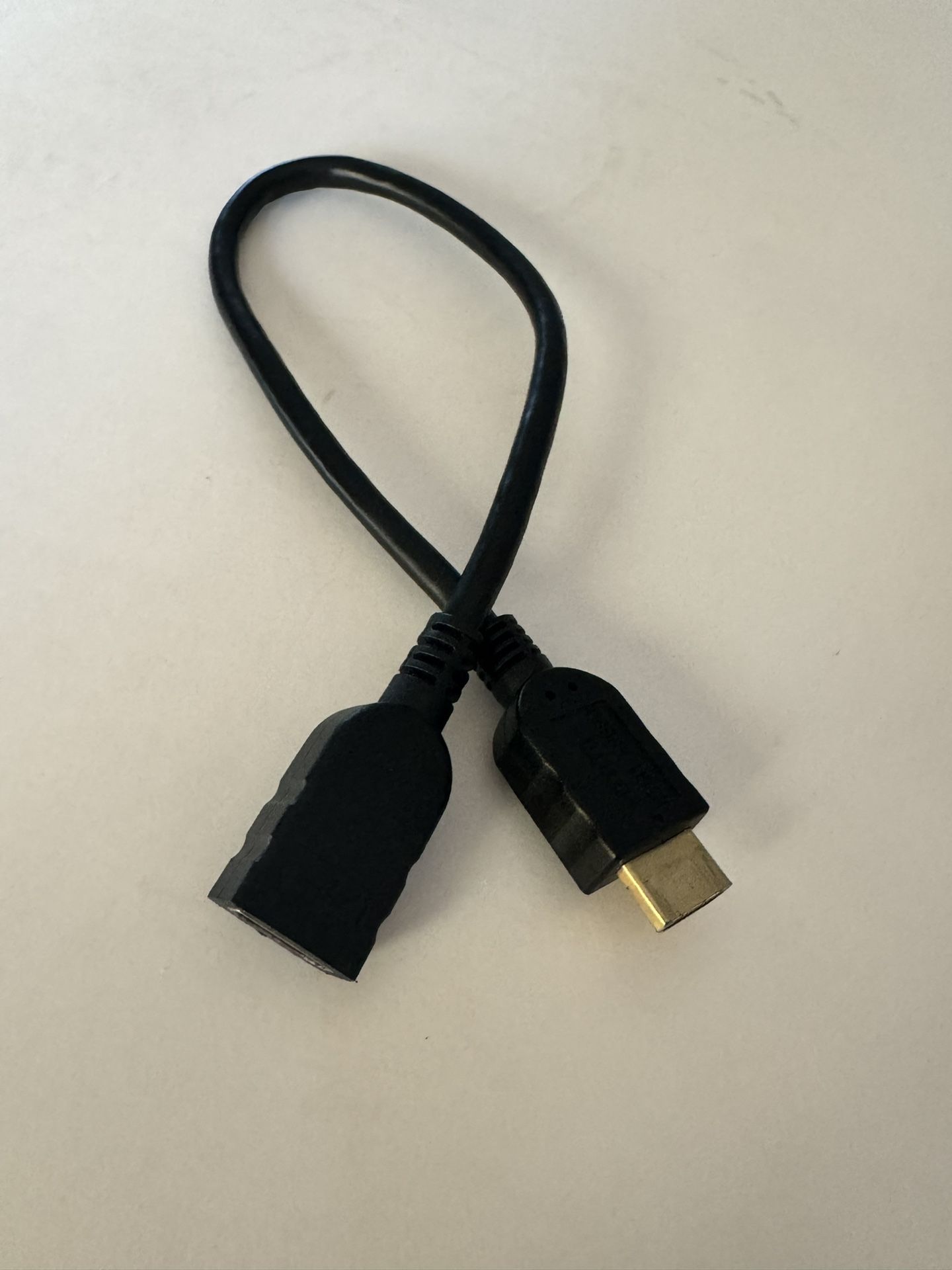 Mini HDMI to HDMI Cable 1FT, Short High-Speed HDMI to Mini HDMI Male And Female