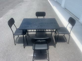 Table and chairs