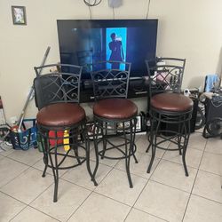 3 Bar Stools 