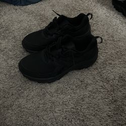 All Black ASICS 