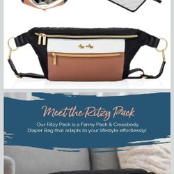 Itzy Ritzy Crossbody Diaper Bag/Sling