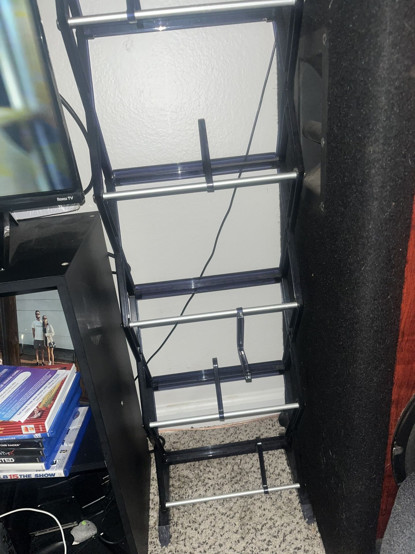 Plastic DVD Stand