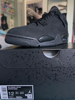 Jordan Retro 4 Black Cat Size 12