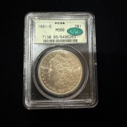 1881-S $1 Morgan MS66