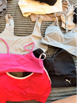 Gym clothes sm m some large tops