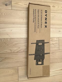 Dynex Full Motion TV Wall Mount 47”–70” / Soporte de TV