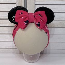 NEW Baby Minnie Mouse Ears Headband *FIRM*