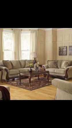 BRAND NEW ASHLEY 2PC SOFA AND LOVESEAT FOR $799!!