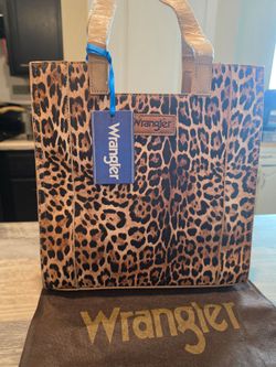 Wrangler Cheetah purse Authentic