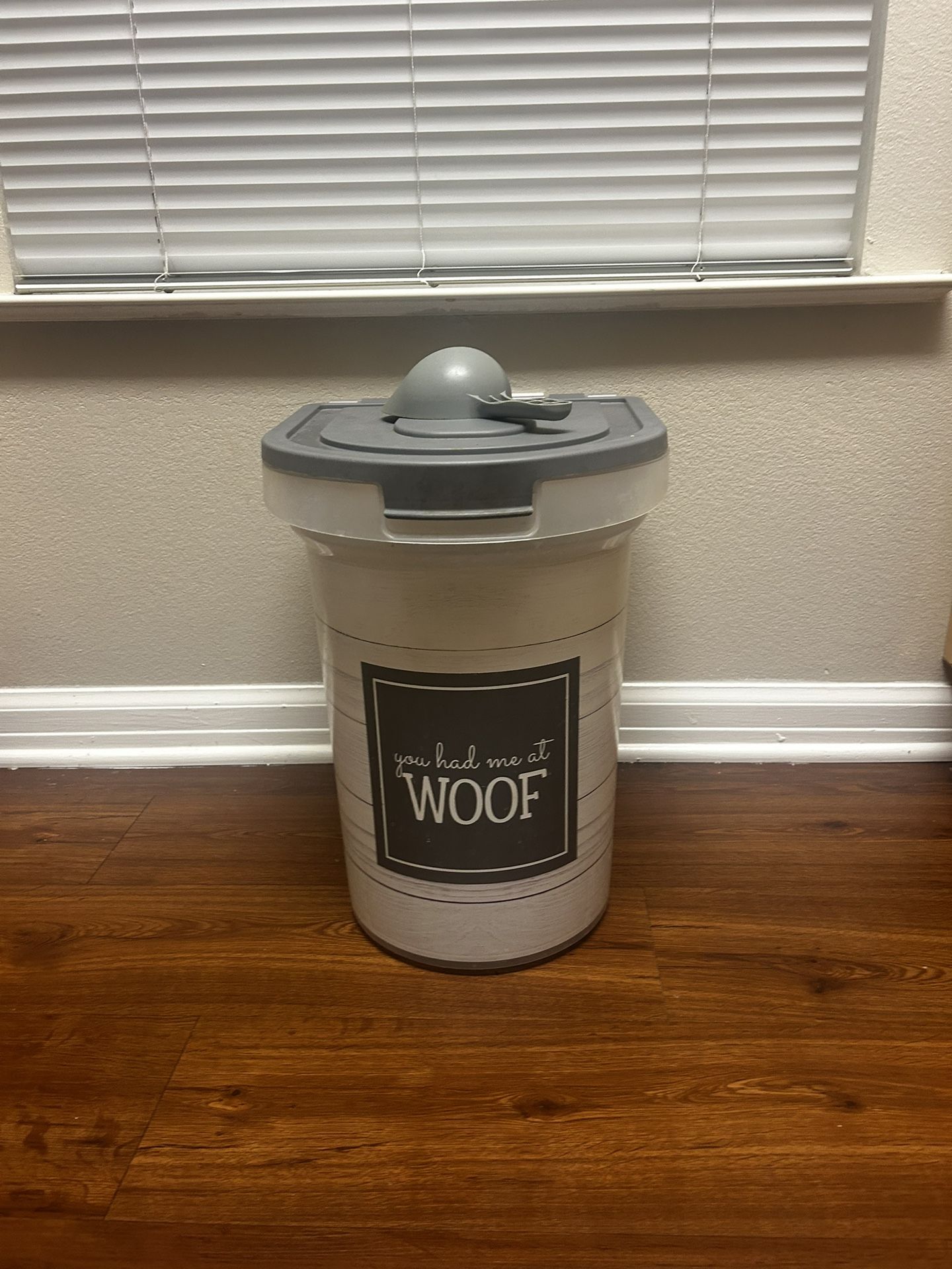 Rolling Dog Food Container