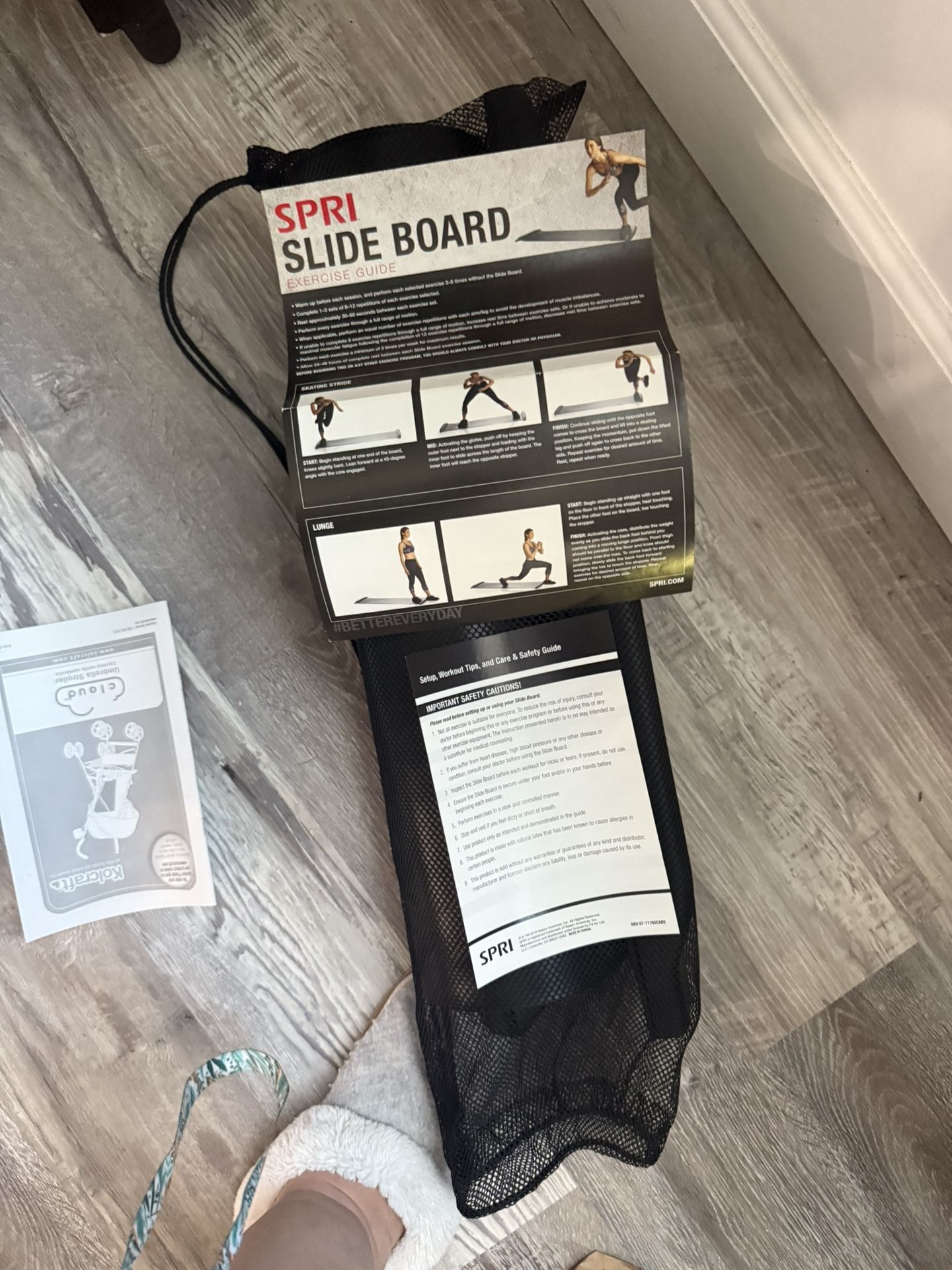 SPRI Slide Board Exerciser full body workout