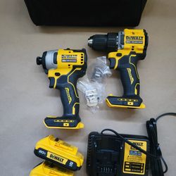 DEWALT
ATOMIC 20-Volt MAX Lithium-Ion Cordless Combo Kit (2-Tool) with (2) 2.0Ah Batteries, Charger and Bag