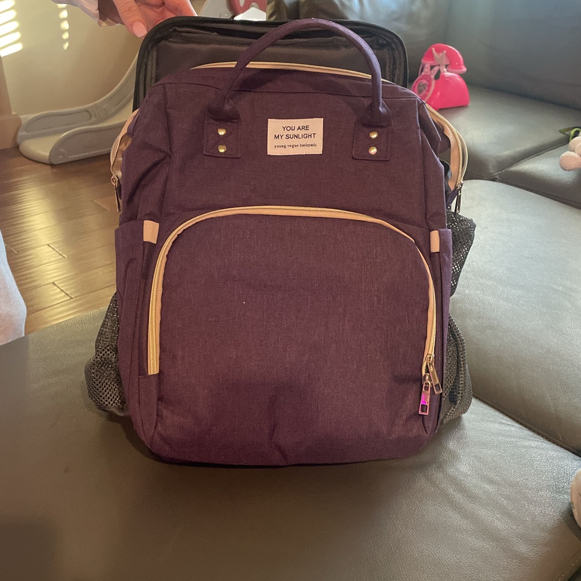 Diaper Bag With Changing Station