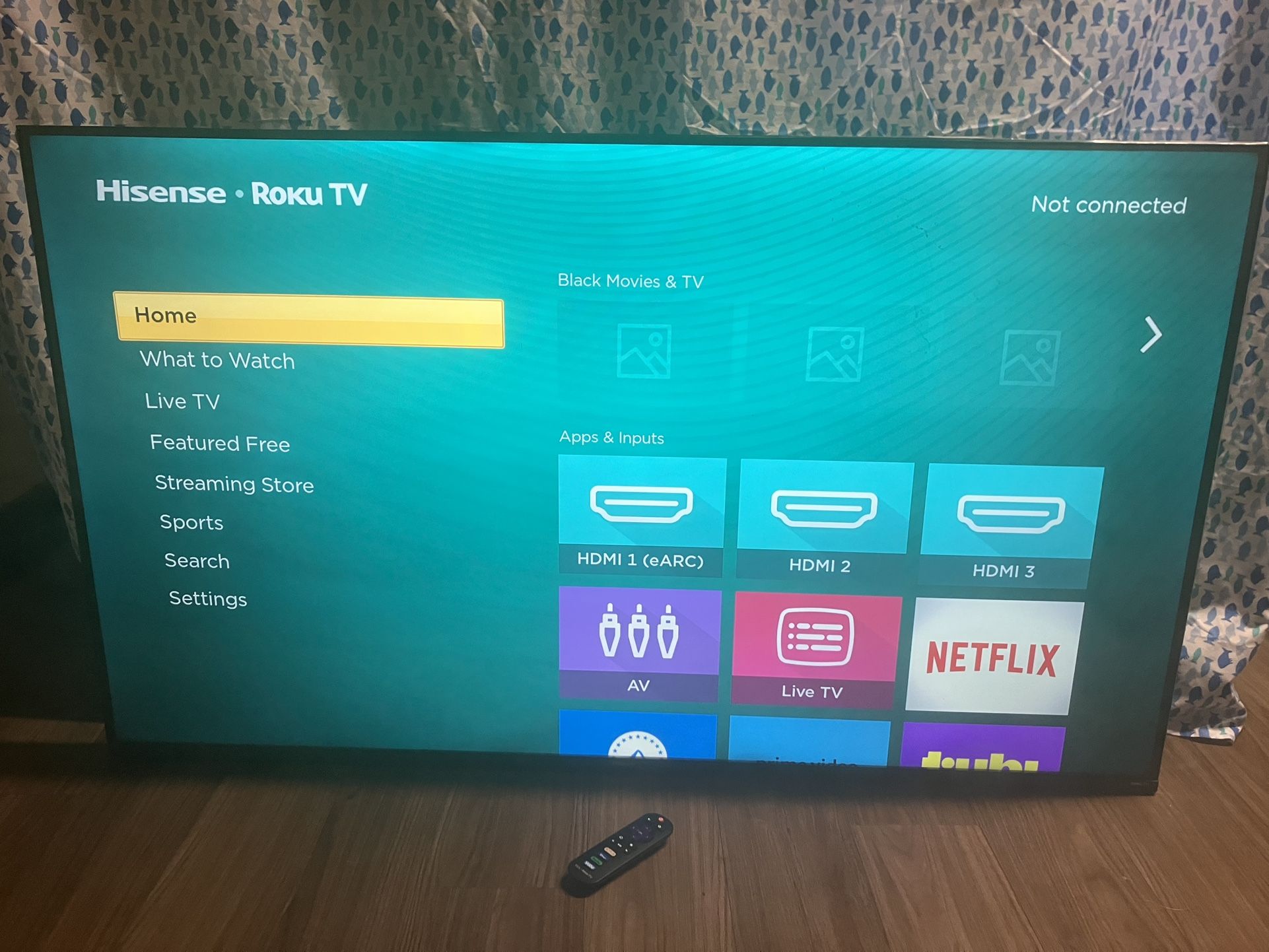 58 Inch Hisense Roku Tv