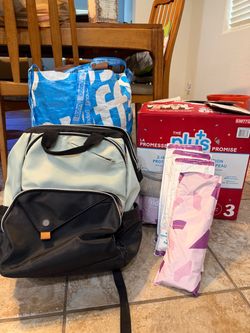 Pregnancy clothes! And Frida postpartum pads