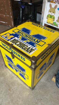 Vintage University of Michigan Chest