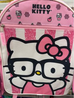 Hello kitty with glasses backpack
