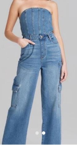 Wild Fable Women's Blue Jumpsuit