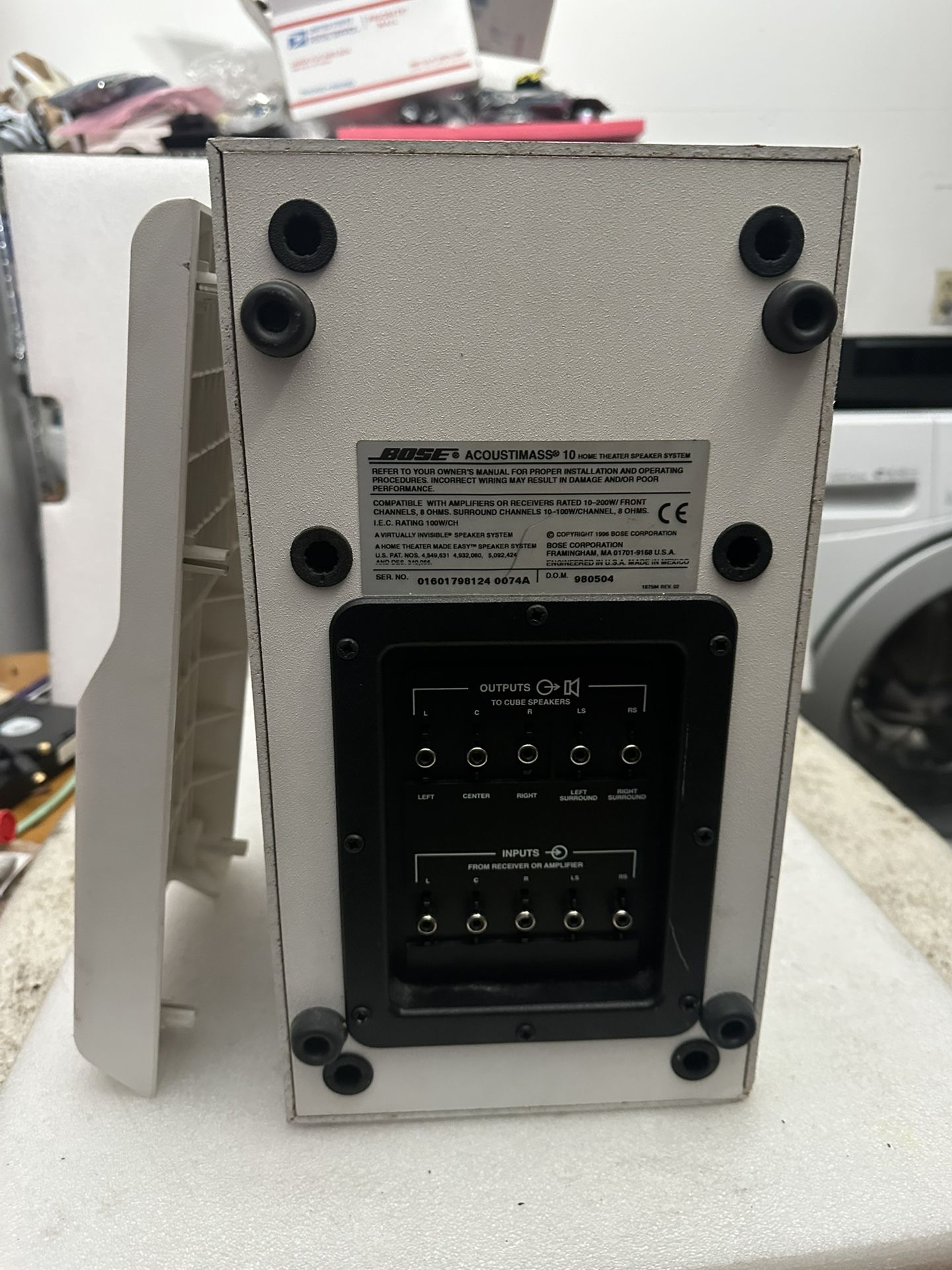 BOSE Acoustimass 10 Home Theater System Subwoofer