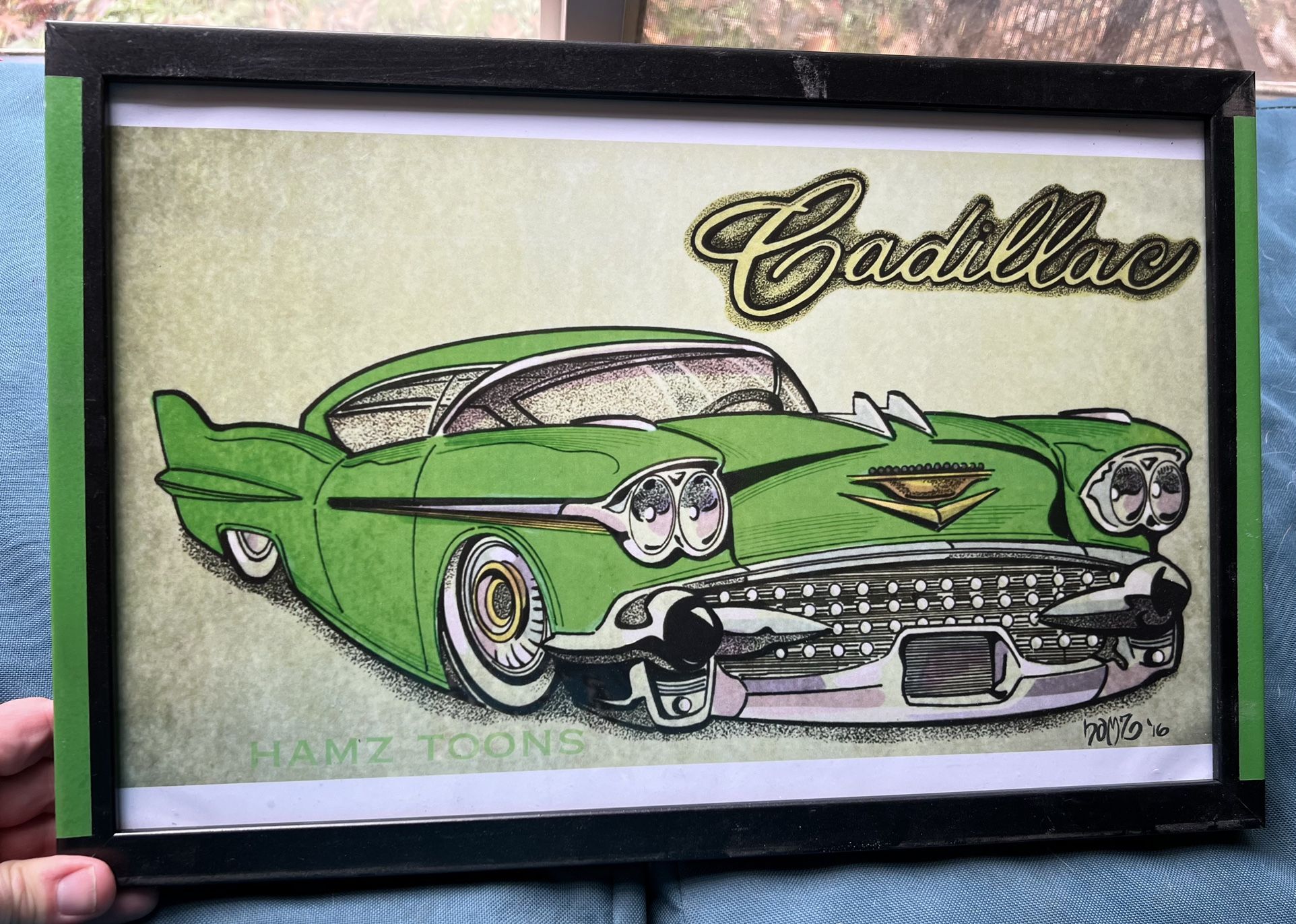 Cadillac artwork by Hamz Toonz