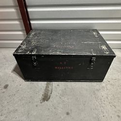 Military Collapsible Steel Chest 