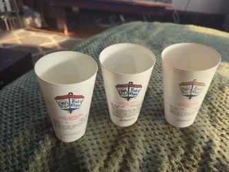 Cleveland Indians Fish & Chips Promo Cups Set of 3
