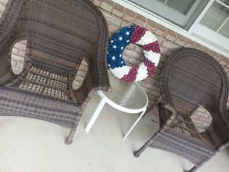 Wicker Set w Choice Of Table