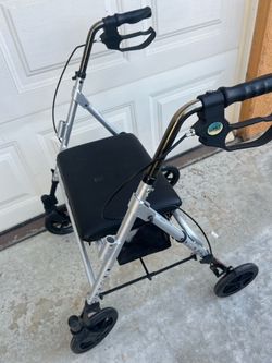 Lumex walker with seat