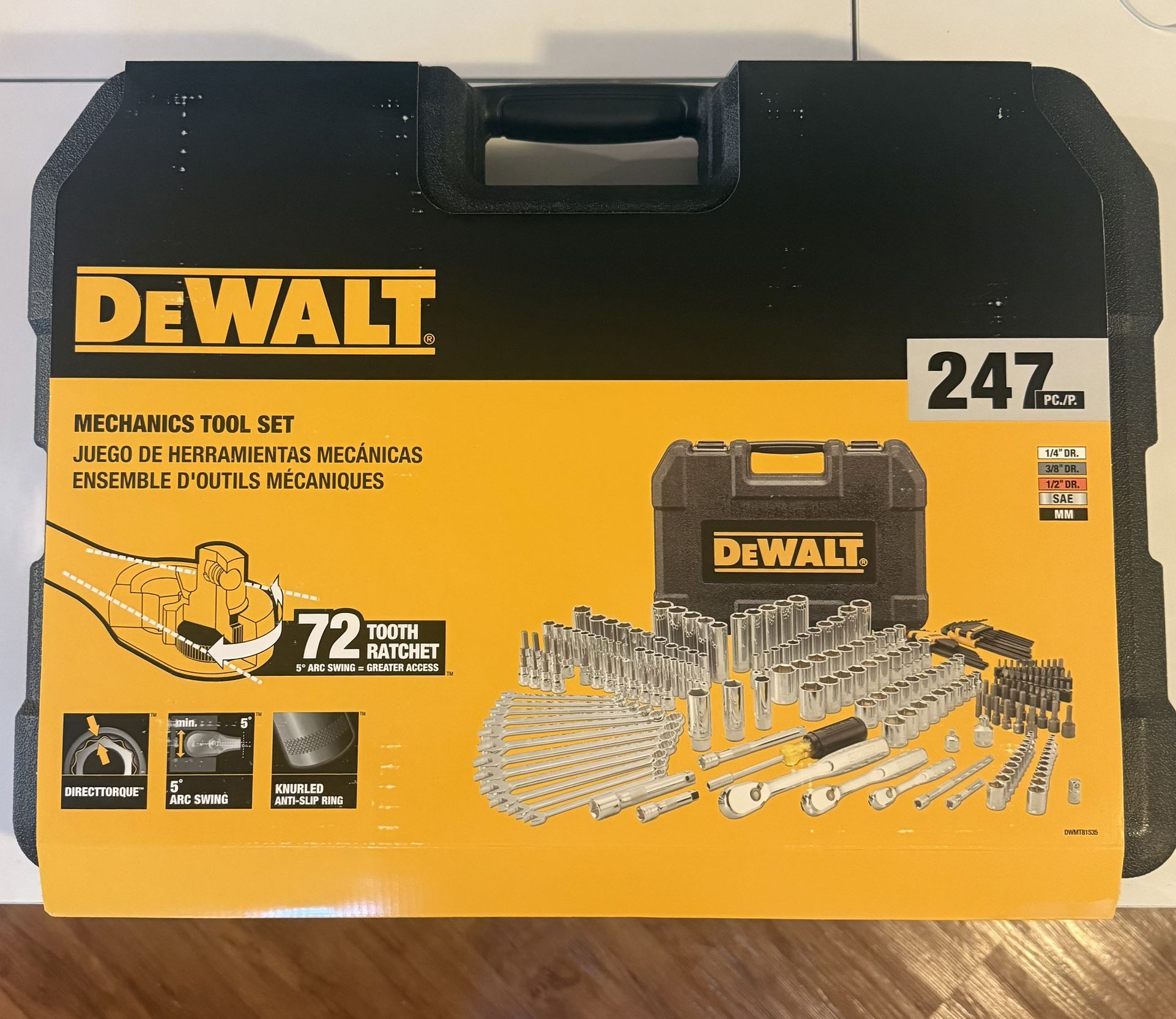 Dewalt Mechanic 247 Pc Set