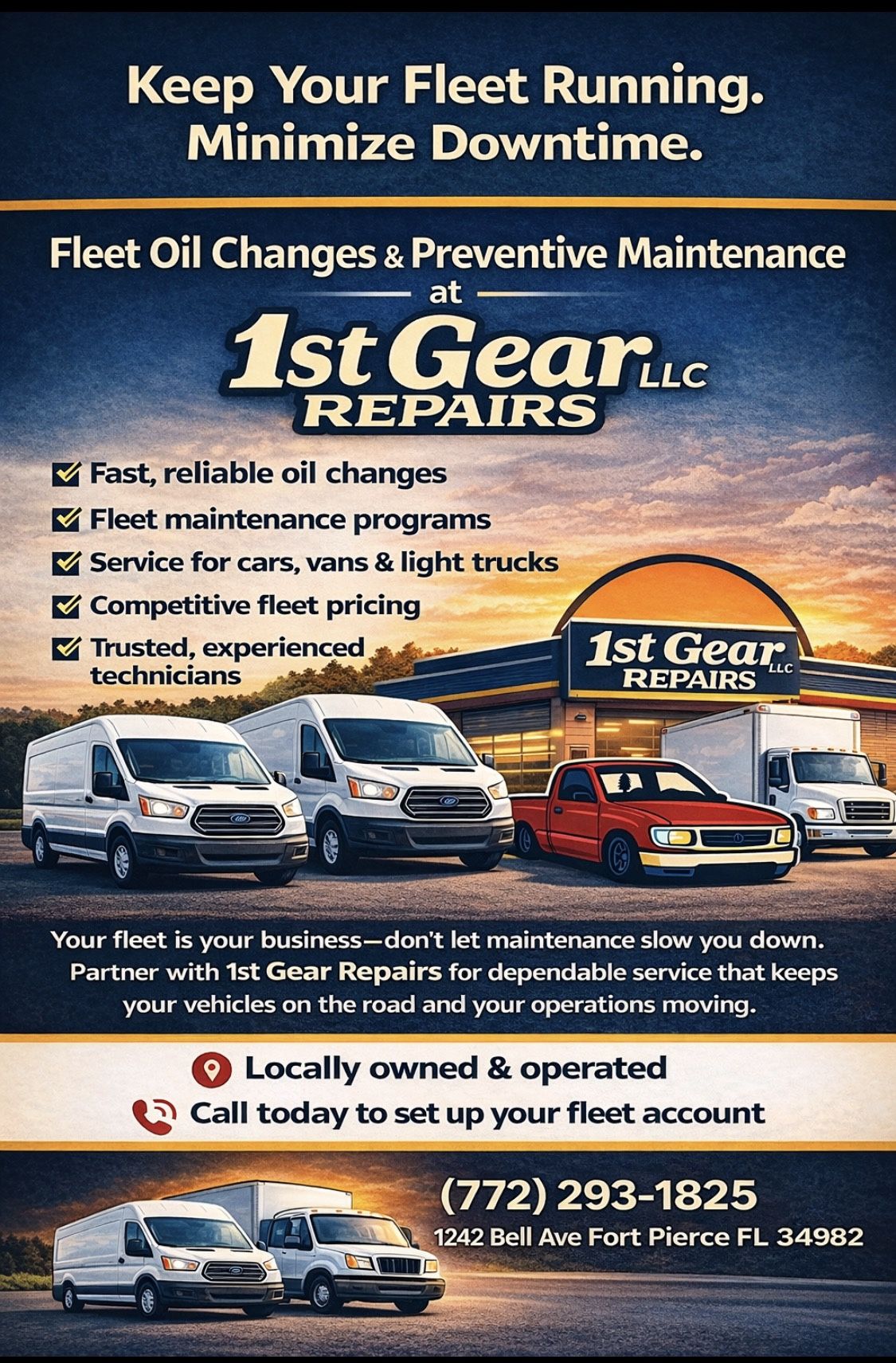 Keep Your Fleet Vehicles Running!